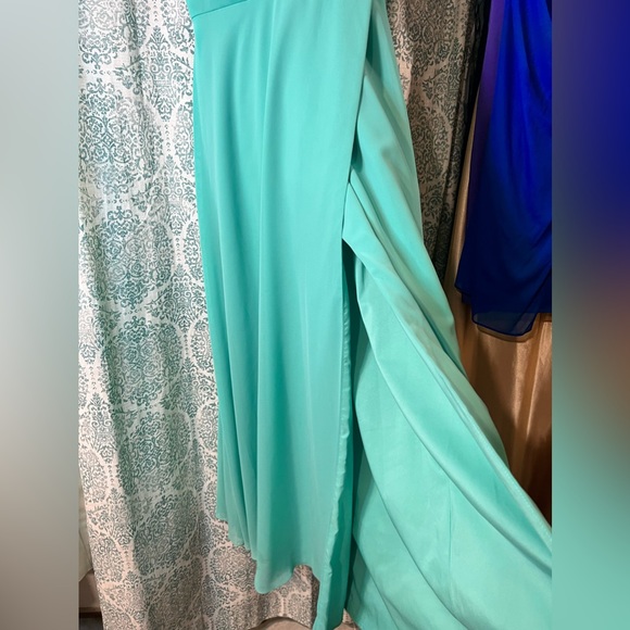 Azazie Formal Dress Gown in Spa Green - Picture 10 of 12